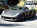 Porsche Carrera GT with Straight Pipes - Matte Black