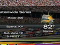 NASCAR.com weather forecast
