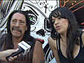 Danny Trejo and Michelle Rodriguez Machete Interviews