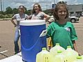 Girl Sells Lemonade For Muscular Dystrophy