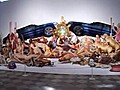 David LaChapelle’s exhibition held in Paris.