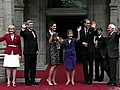 Royal newlyweds arrive in Canada