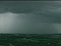 Dallas Thunderstorm from Helicopter