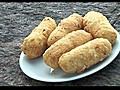 Bolinho de queijo com camarão