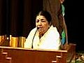 Lata Mangeshkar is upset