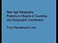 New Age geography: Patterns in Shapes: Countries and Coordinates