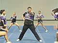 Ridiculous Cheerleader Gives 110%