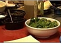 Filet Mignon - How to Cook the Spinach