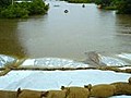 Missouri River flooding hits Iowa town