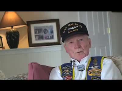 Hank S. Kudzik,  85, of Allen Township, recalls his WWII USS Nautilus submarine days.