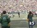 Danny Gokey sings at Lambeau