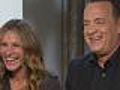 Julia Roberts & Tom Hanks Discuss Mashing & Man Spanx On Larry Crowne