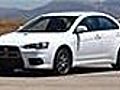 Comparison: 2008 Mitsubishi Lancer Evolution MR - America’s Best Handling Car Contender Video