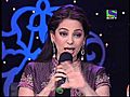 Gauhar Khan performs an act on 