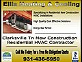Ellis Heating & Cooling-Clarksville New Construction HVAC
