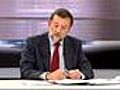 Rajoy ha asegurado que Zapatero respaldó la guerra de Iraq