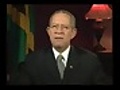 The Address to the Nation Prime Minister Hon Bruce Golding