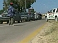 Video purportedly shows Libyan rebels advancing west