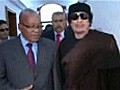 Libya: Gaddafi agrees African Union peace plan with Jacob Zuma