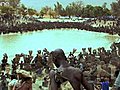 Thousands of fishermen empty lake in minutes