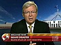 Rudd explains Aussie response to quake
