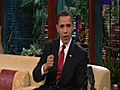 Barack Obama au tonight show de Jay Leno