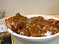 「つたや」のカツカレー大盛り