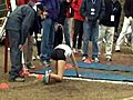 Raw Video: Runner Crawls to Finish Line