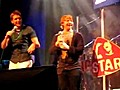 Rupert Grint performs karaoke