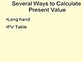 Lecture 2 - Fiancial Math I,  Corporate Finance for Healthcare Administrators