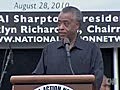 Sharpton’s Speech Draws Crowd Large Enough to Fill Most of The Football Field (snicker snicker)
