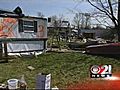 Tornado clean-up continues