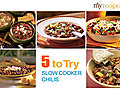 Slow-Cooker Chilis - 5 to Try