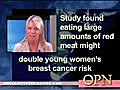 Breast Cancer Risk Increases With Red Meat