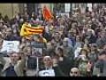 Marcha contra la corrupción en Valencia