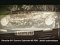 Porsche 911 Carrera Cabriolet type 997 4S PDK : plaisir automatique