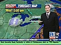 VIDEO: 13WHAM Weather Authority Afternoon Forecast &#8212; 04/27/09