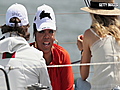 Oprah Winfrey sails Sydney Harbor