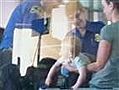 Baby pat-down stirs ire of airport passenger