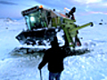 The boys a snow plough with a combine harvester part 4 (series 16,  episode 5)