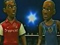 Gory funnel splats guy: Maurice Green & Thierry Henry