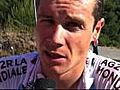 Nicolas Roche After Stage 8 of the 2010 Vuelta a Espana