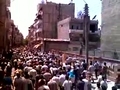 Syria Homs Funeral of the martyr Hadi Aljendi 10/7/2011