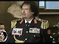 القذافي و خطاب الزعيم