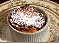 Grande Marnier Souffle and Chocolate Sauce