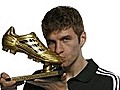 Thomas Müller mit Goldenem Schuh für WM geehrt