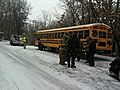 Empty Van Buren School Bus In Crash