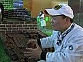 Chinesen bauen Mauer aus Schokolade