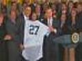 Web Extra: New York Yankees Honored At White House