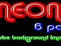 Neon 6 Pack YouTube Backgound Image with Multiple Color Varieties for your Channel Layout